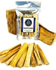Galactic Brain Palo Santo Sticks (80g Pouch) | High Resin Palo Santo Wood from Peru for Cleansing, Meditation, Relaxation or Ritual