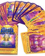 FEIlei Angel Answers Tarot 44 Oracle Cards Deck Full English Family Friend Party Board